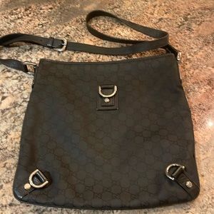 Authentic Gucci Cross Body Bag 12 x 12.   21 inch drop strap.